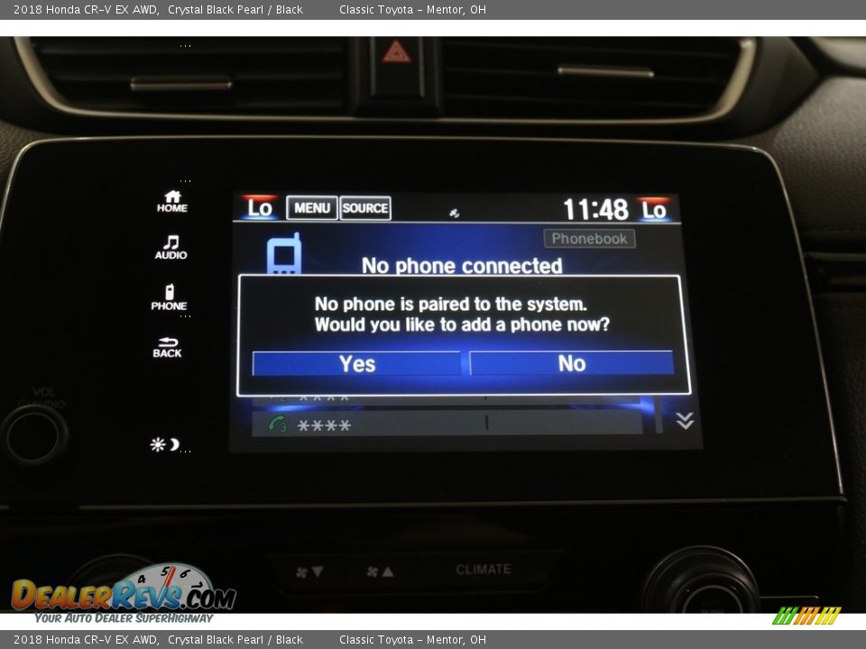 2018 Honda CR-V EX AWD Crystal Black Pearl / Black Photo #12