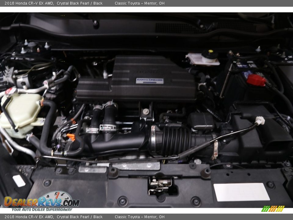 2018 Honda CR-V EX AWD Crystal Black Pearl / Black Photo #17