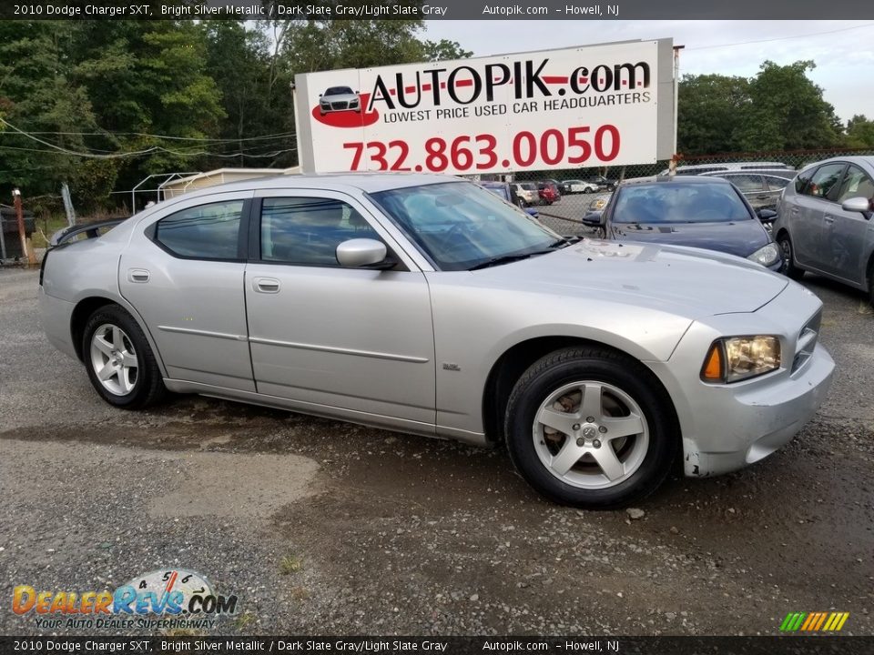 2010 Dodge Charger SXT Bright Silver Metallic / Dark Slate Gray/Light Slate Gray Photo #1