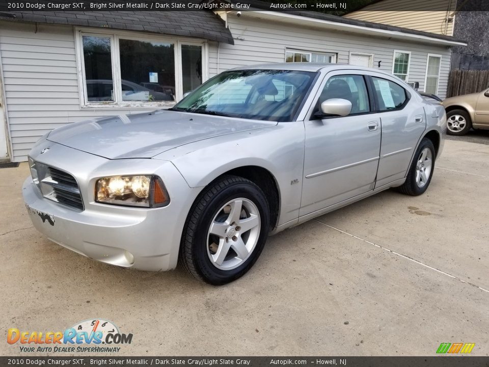 2010 Dodge Charger SXT Bright Silver Metallic / Dark Slate Gray/Light Slate Gray Photo #2