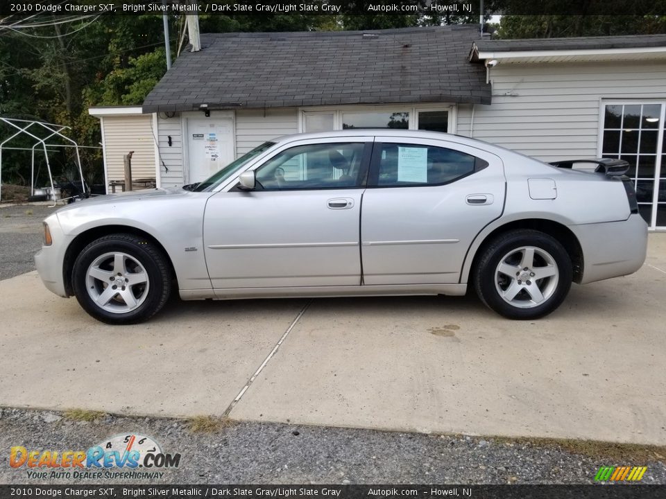 2010 Dodge Charger SXT Bright Silver Metallic / Dark Slate Gray/Light Slate Gray Photo #3