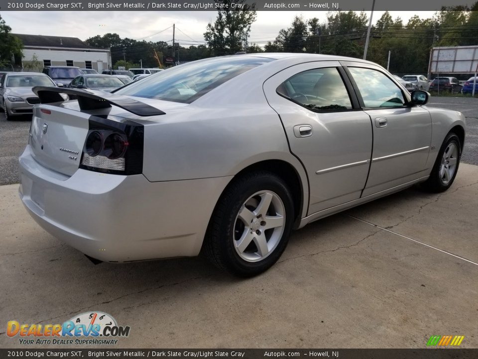 2010 Dodge Charger SXT Bright Silver Metallic / Dark Slate Gray/Light Slate Gray Photo #6