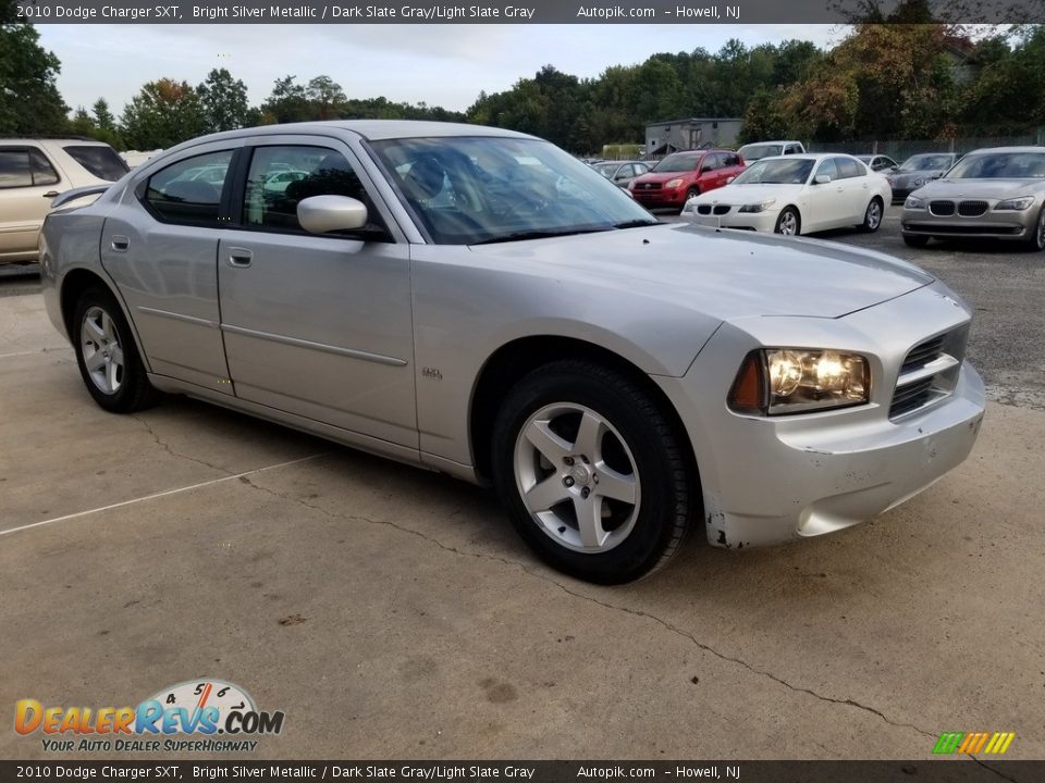 2010 Dodge Charger SXT Bright Silver Metallic / Dark Slate Gray/Light Slate Gray Photo #8