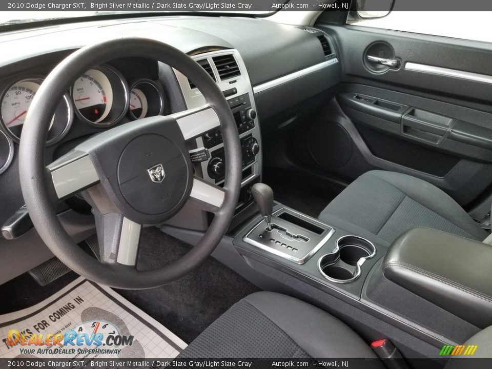 2010 Dodge Charger SXT Bright Silver Metallic / Dark Slate Gray/Light Slate Gray Photo #14