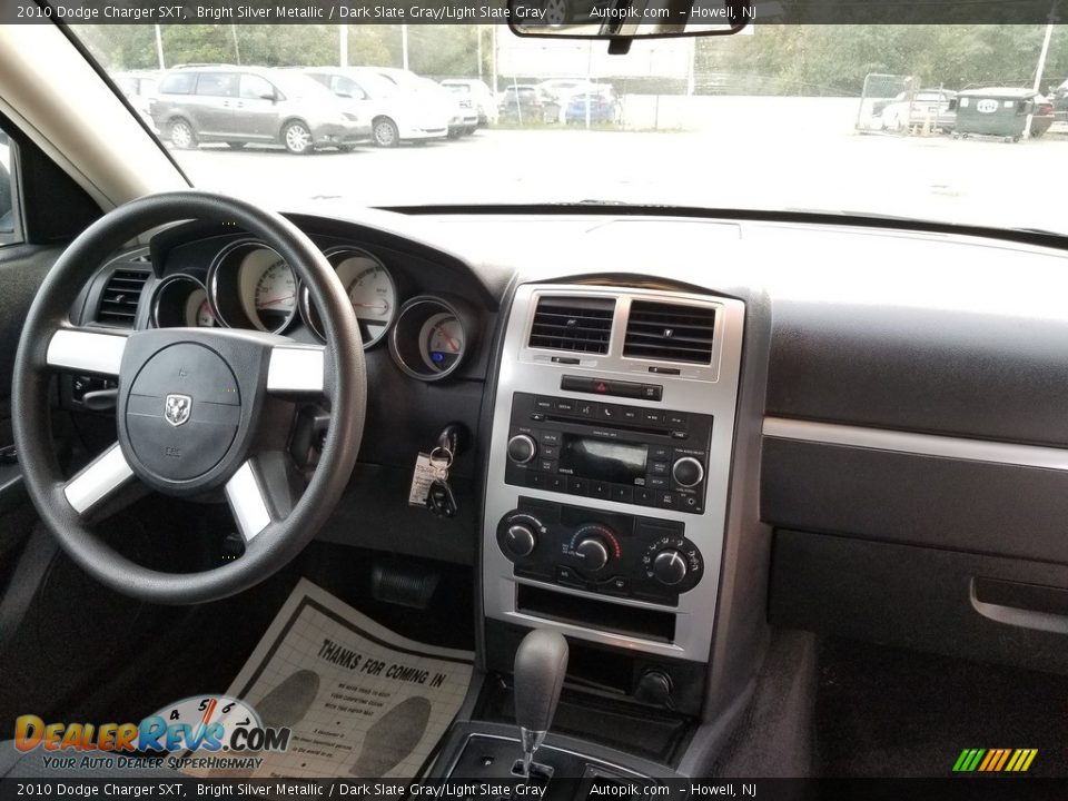 2010 Dodge Charger SXT Bright Silver Metallic / Dark Slate Gray/Light Slate Gray Photo #17