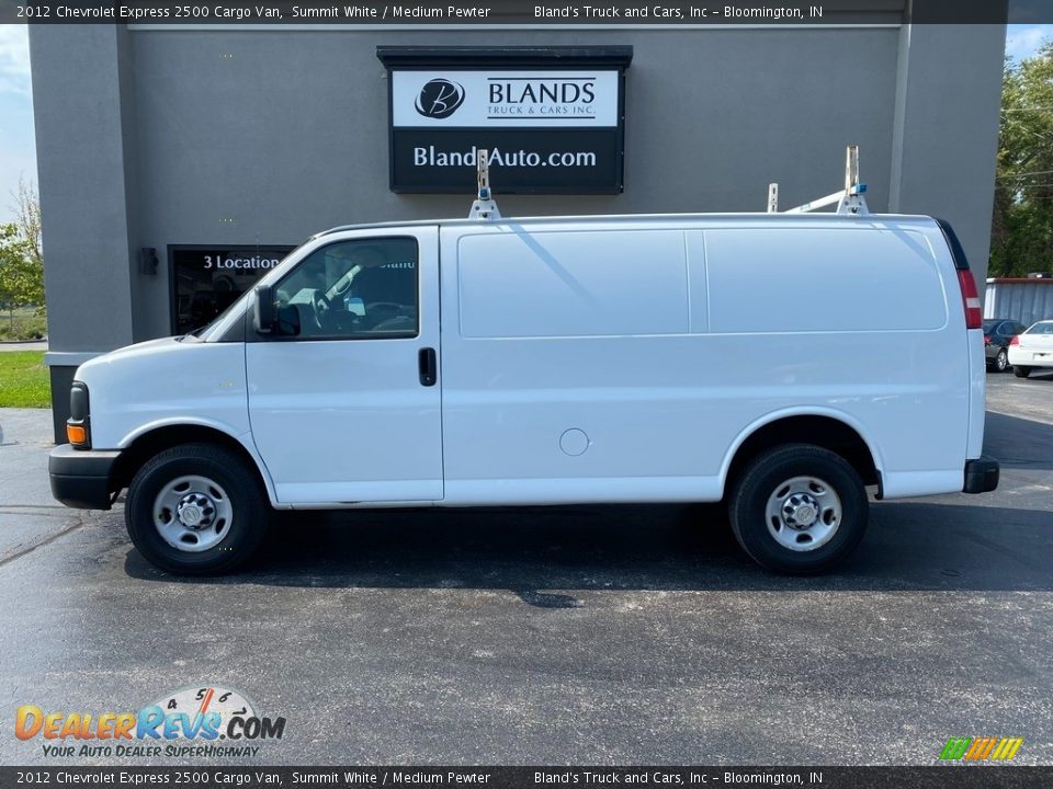 2012 Chevrolet Express 2500 Cargo Van Summit White / Medium Pewter Photo #1