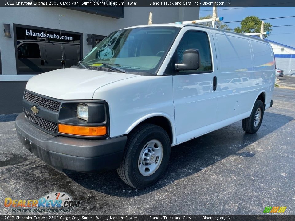 2012 Chevrolet Express 2500 Cargo Van Summit White / Medium Pewter Photo #2