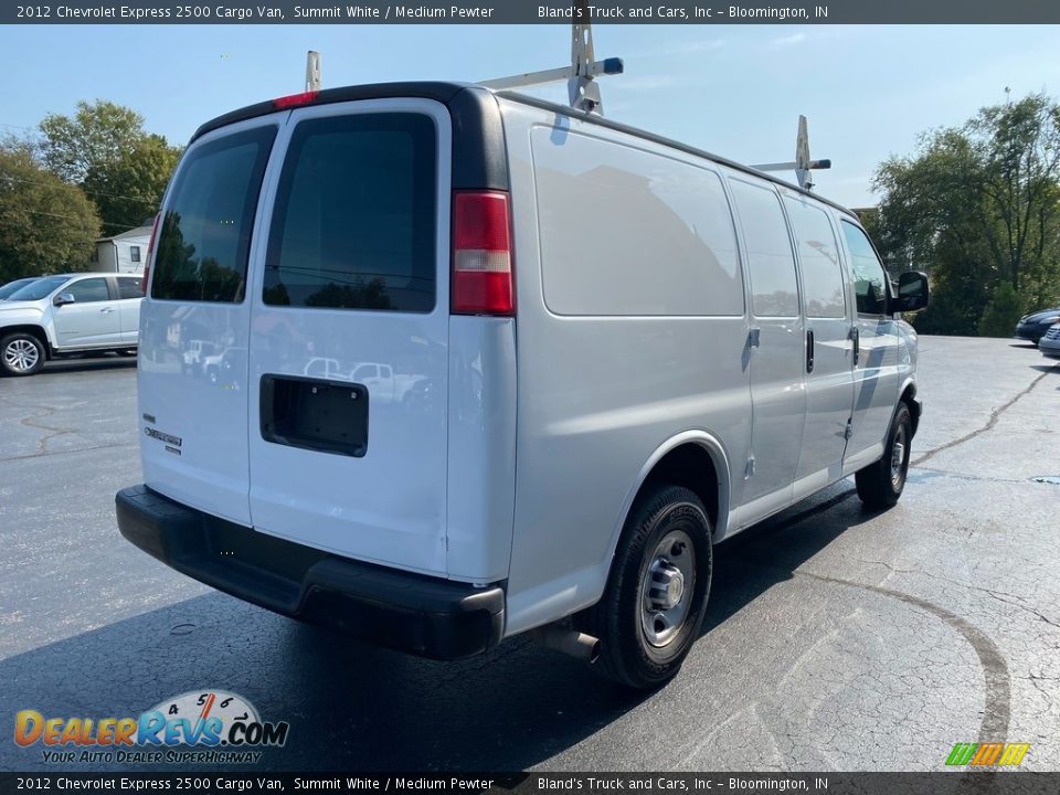 2012 Chevrolet Express 2500 Cargo Van Summit White / Medium Pewter Photo #5