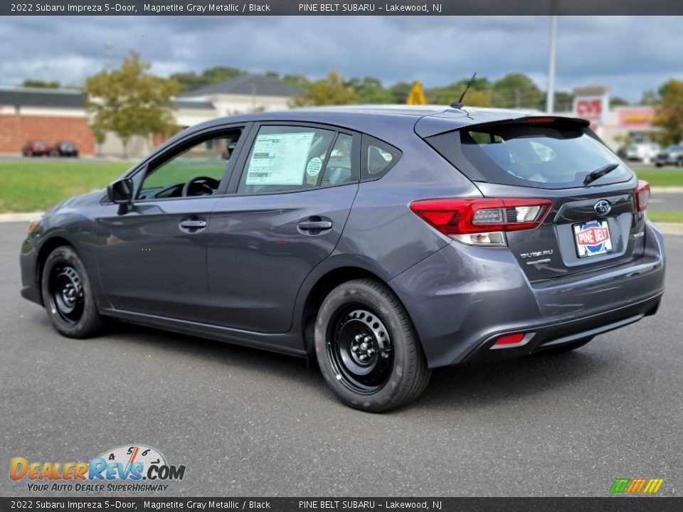 2022 Subaru Impreza 5-Door Magnetite Gray Metallic / Black Photo #6