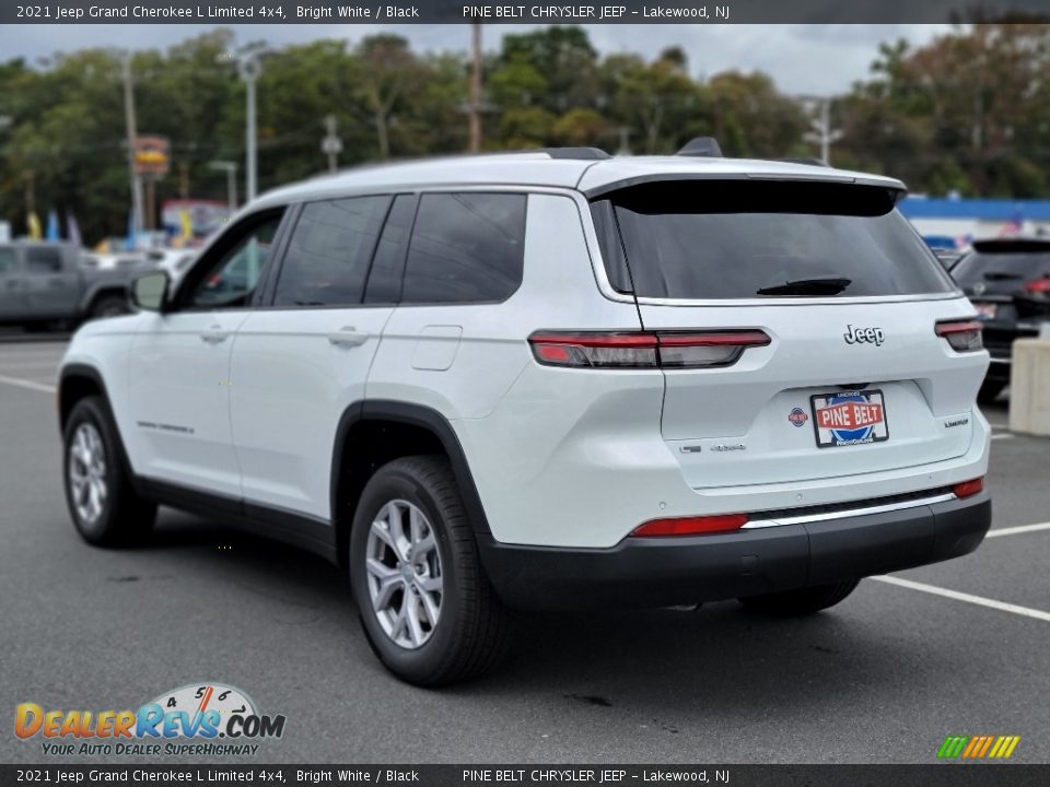 2021 Jeep Grand Cherokee L Limited 4x4 Bright White / Black Photo #6