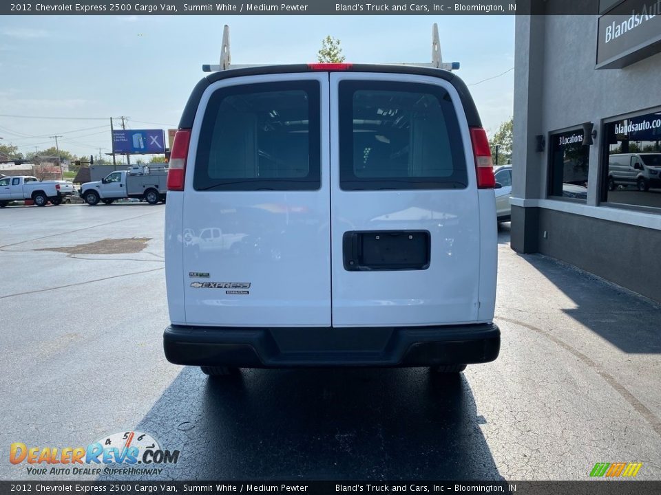 2012 Chevrolet Express 2500 Cargo Van Summit White / Medium Pewter Photo #6