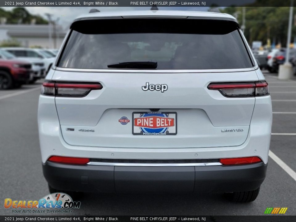 2021 Jeep Grand Cherokee L Limited 4x4 Bright White / Black Photo #7