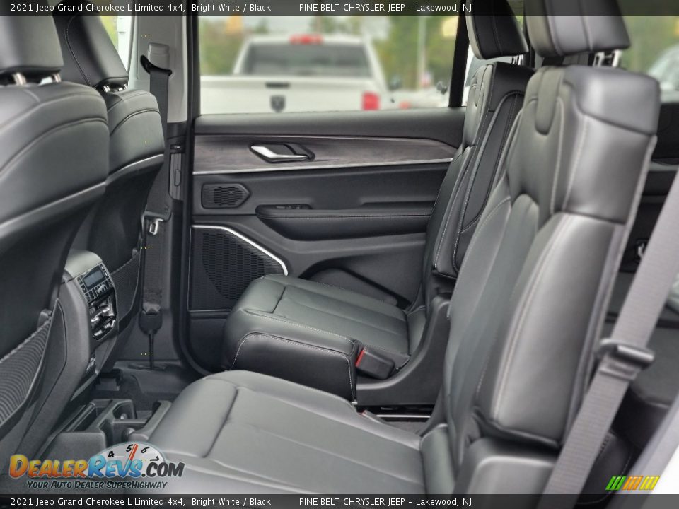 2021 Jeep Grand Cherokee L Limited 4x4 Bright White / Black Photo #9