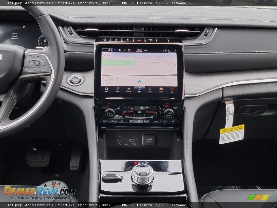 2021 Jeep Grand Cherokee L Limited 4x4 Bright White / Black Photo #10