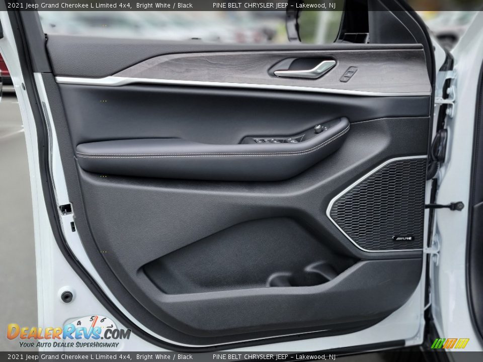 2021 Jeep Grand Cherokee L Limited 4x4 Bright White / Black Photo #12