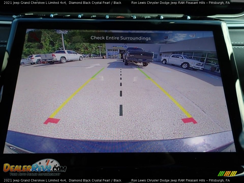 2021 Jeep Grand Cherokee L Limited 4x4 Diamond Black Crystal Pearl / Black Photo #19