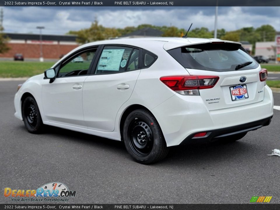 2022 Subaru Impreza 5-Door Crystal White Pearl / Black Photo #6