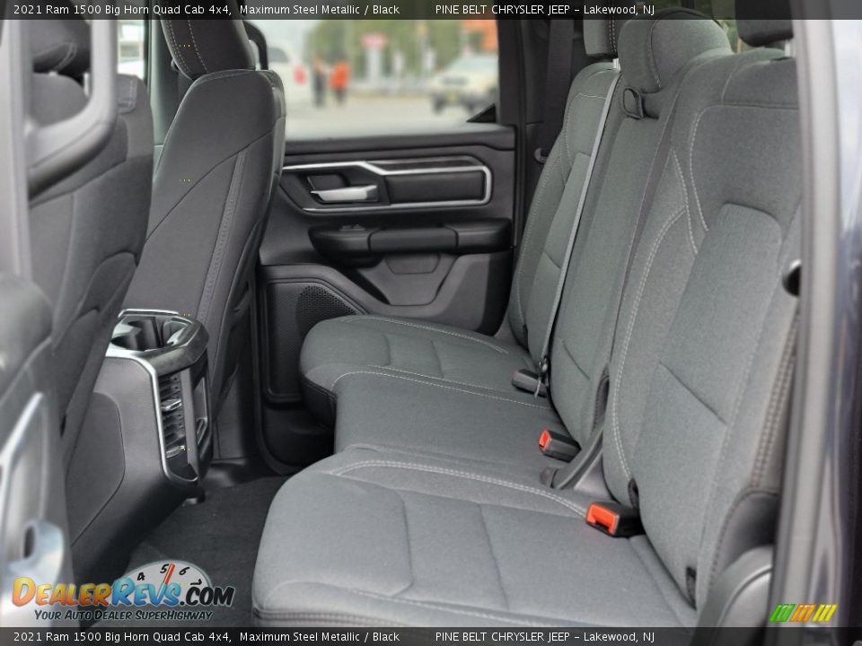 Rear Seat of 2021 Ram 1500 Big Horn Quad Cab 4x4 Photo #9