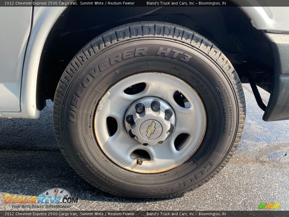 2012 Chevrolet Express 2500 Cargo Van Summit White / Medium Pewter Photo #25