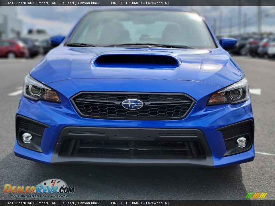 2021 Subaru WRX Limited WR Blue Pearl / Carbon Black Photo #3