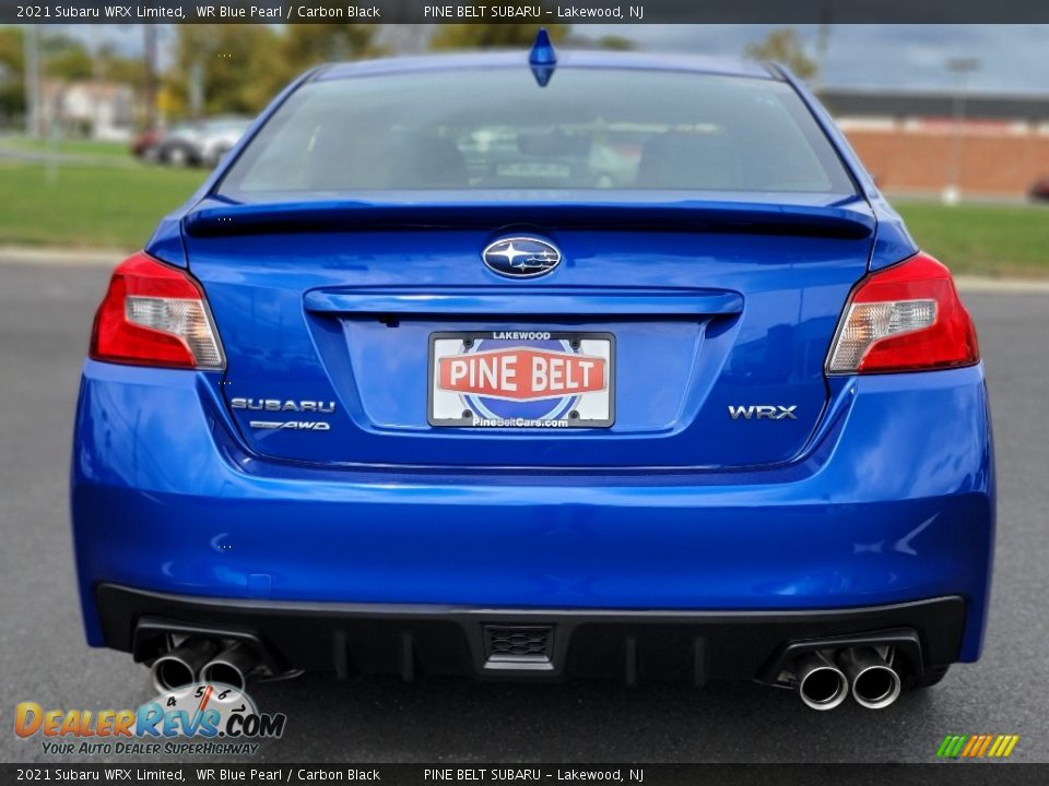 2021 Subaru WRX Limited WR Blue Pearl / Carbon Black Photo #7