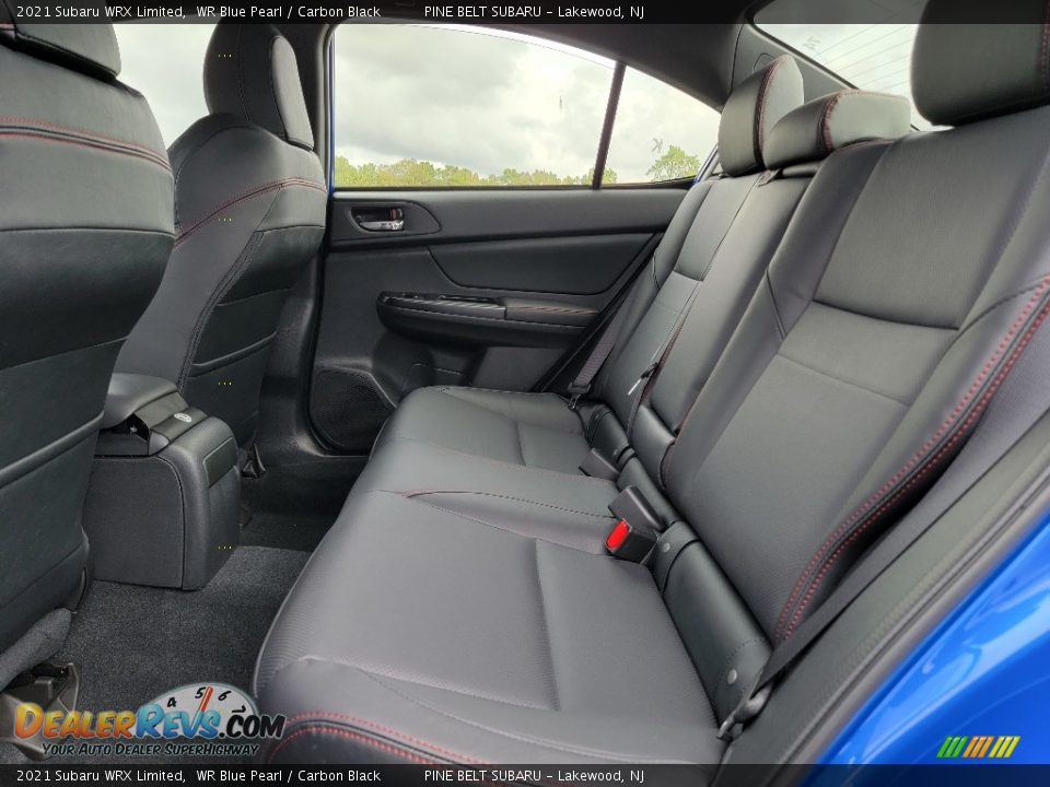 Rear Seat of 2021 Subaru WRX Limited Photo #9