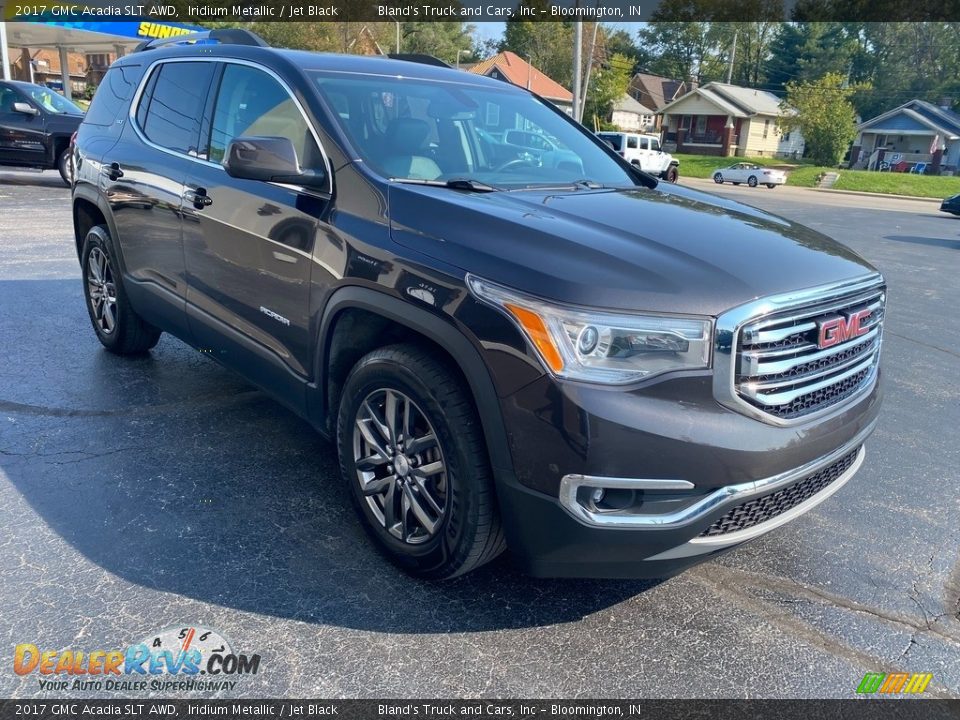 2017 GMC Acadia SLT AWD Iridium Metallic / Jet Black Photo #4