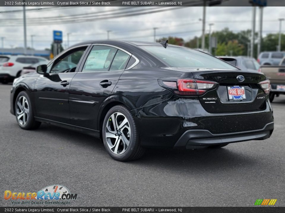 2022 Subaru Legacy Limited Crystal Black Silica / Slate Black Photo #6