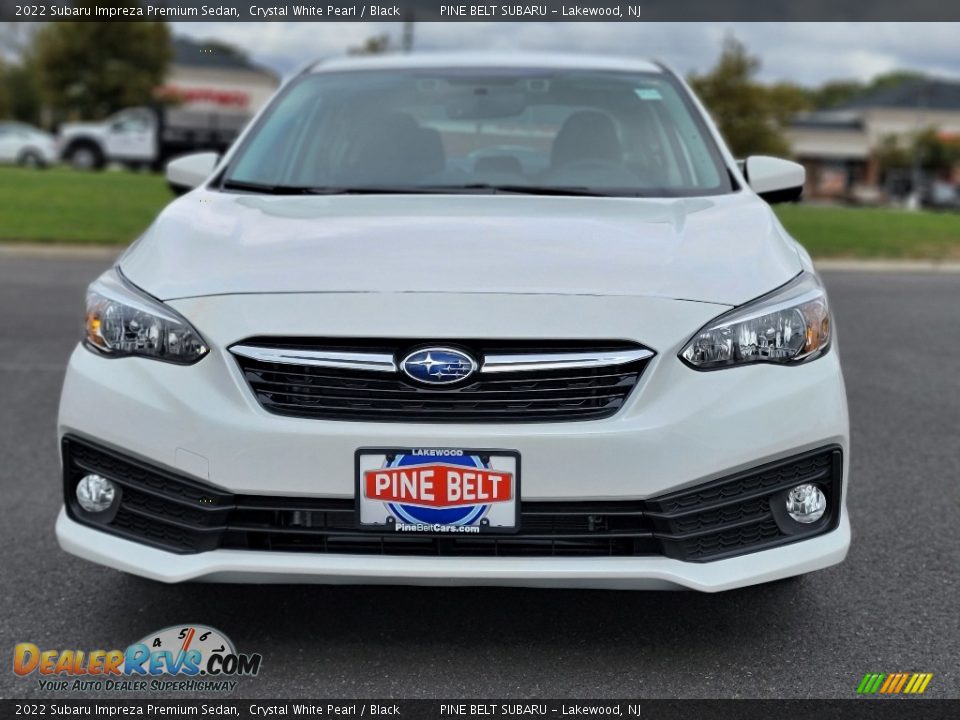 2022 Subaru Impreza Premium Sedan Crystal White Pearl / Black Photo #3