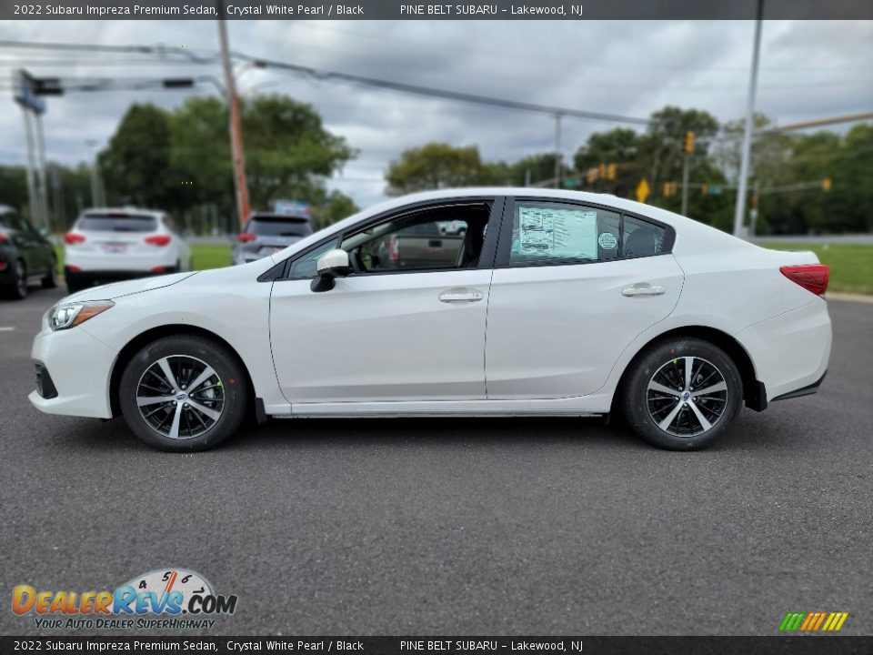 Crystal White Pearl 2022 Subaru Impreza Premium Sedan Photo #4