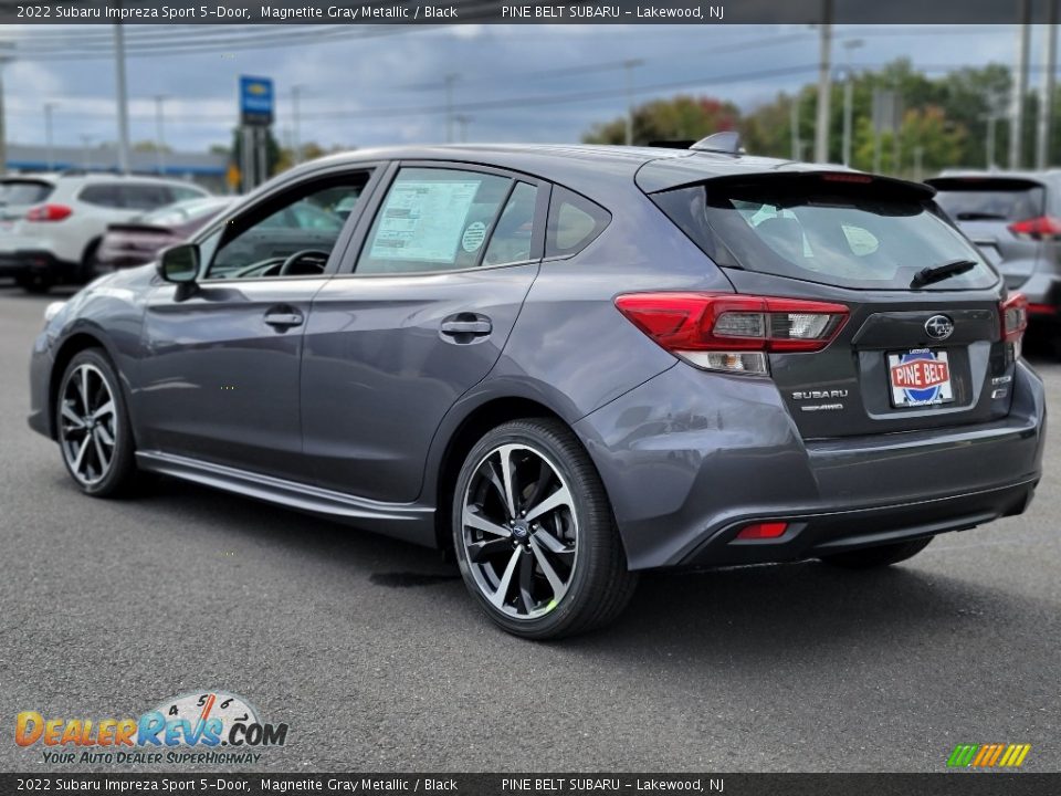 2022 Subaru Impreza Sport 5-Door Magnetite Gray Metallic / Black Photo #6