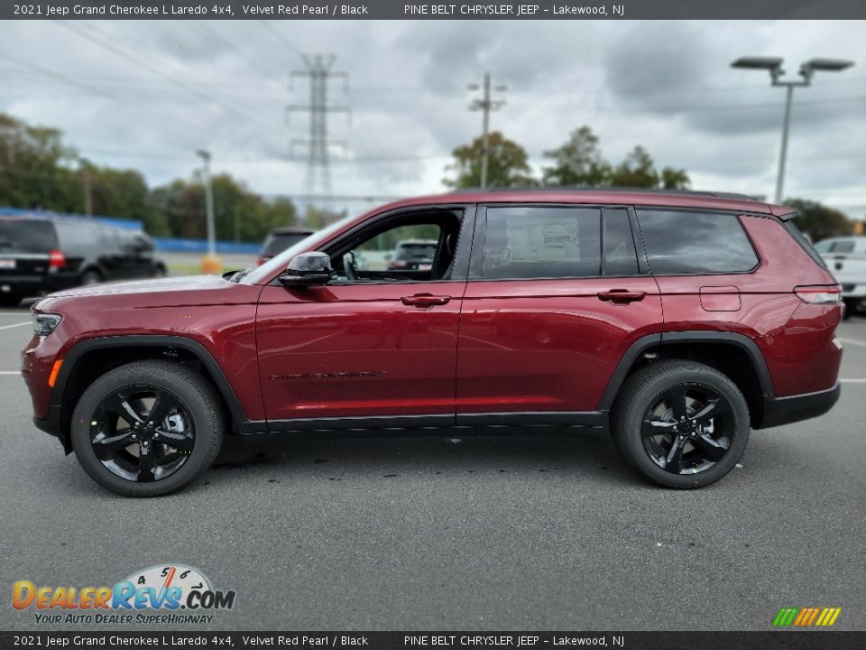 2021 Jeep Grand Cherokee L Laredo 4x4 Velvet Red Pearl / Black Photo #4