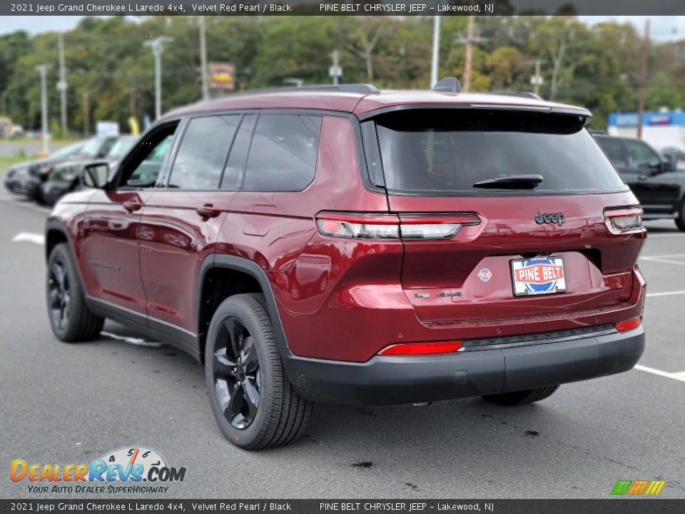 2021 Jeep Grand Cherokee L Laredo 4x4 Velvet Red Pearl / Black Photo #6