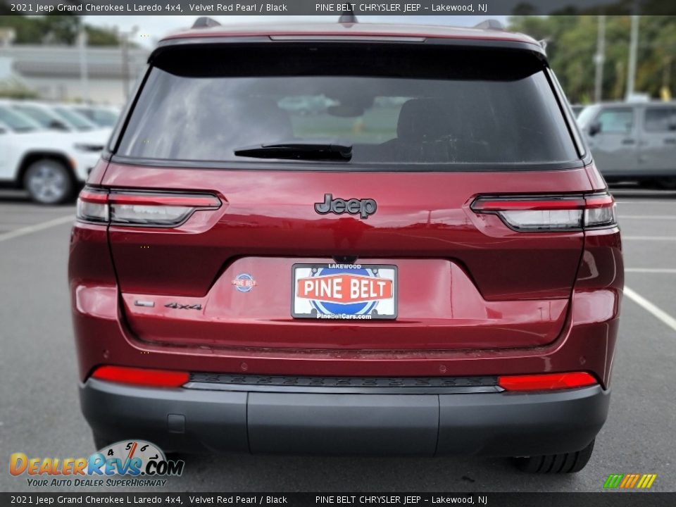 2021 Jeep Grand Cherokee L Laredo 4x4 Velvet Red Pearl / Black Photo #7