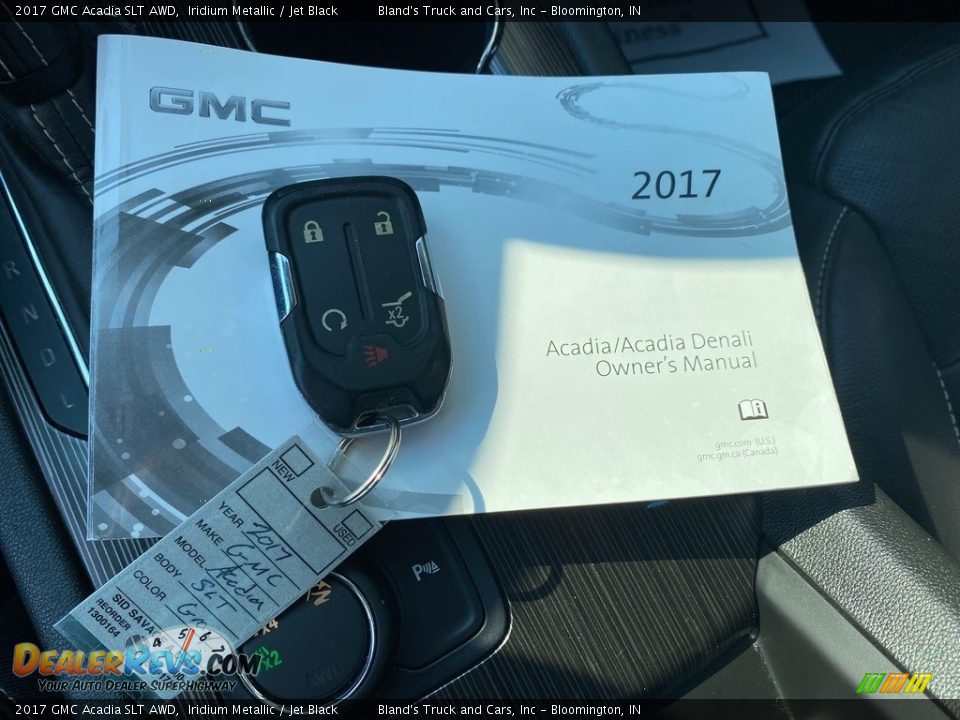 2017 GMC Acadia SLT AWD Iridium Metallic / Jet Black Photo #35