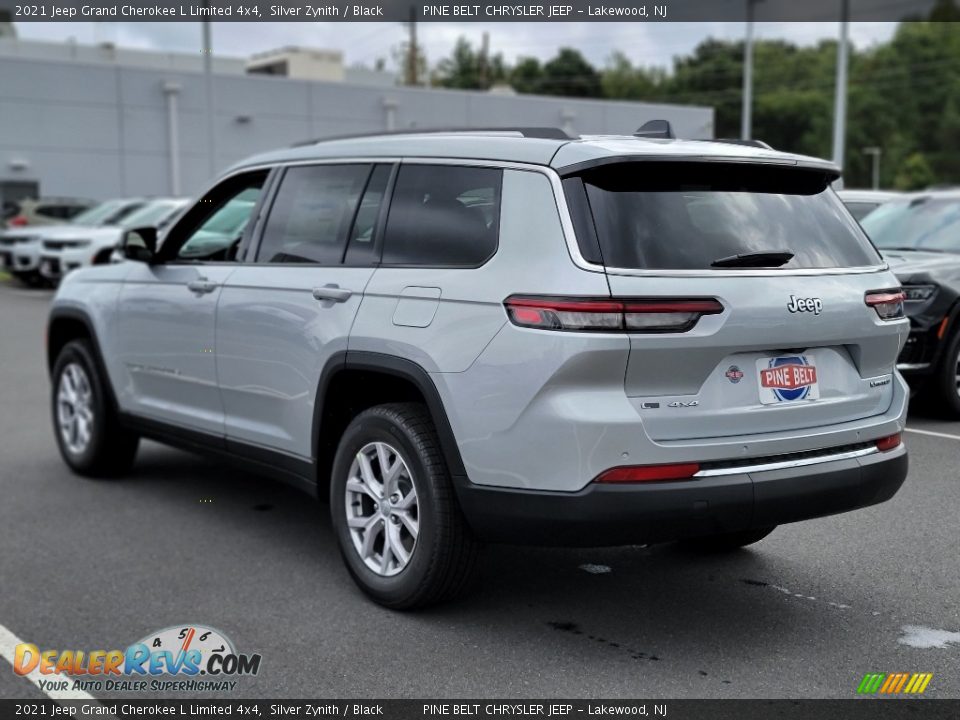 2021 Jeep Grand Cherokee L Limited 4x4 Silver Zynith / Black Photo #6