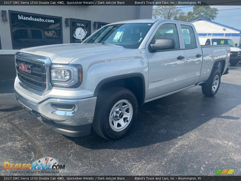 2017 GMC Sierra 1500 Double Cab 4WD Quicksilver Metallic / Dark Ash/Jet Black Photo #2