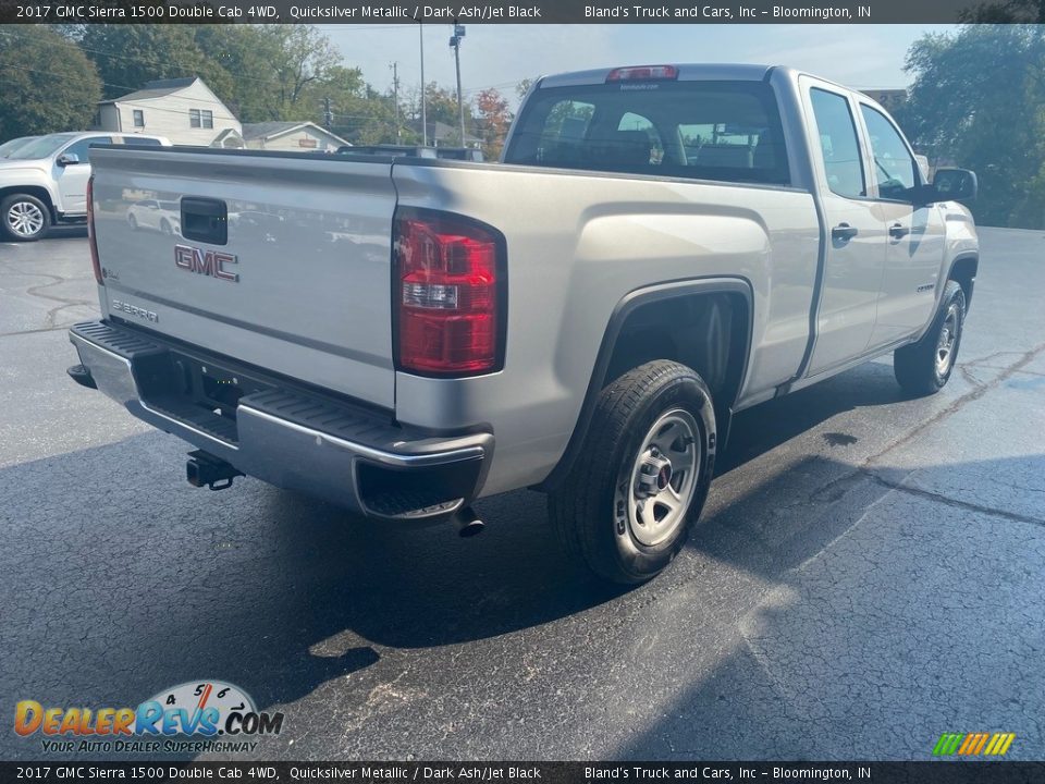 2017 GMC Sierra 1500 Double Cab 4WD Quicksilver Metallic / Dark Ash/Jet Black Photo #5