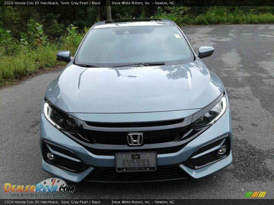 2020 Honda Civic EX Hatchback Sonic Gray Pearl / Black Photo #5