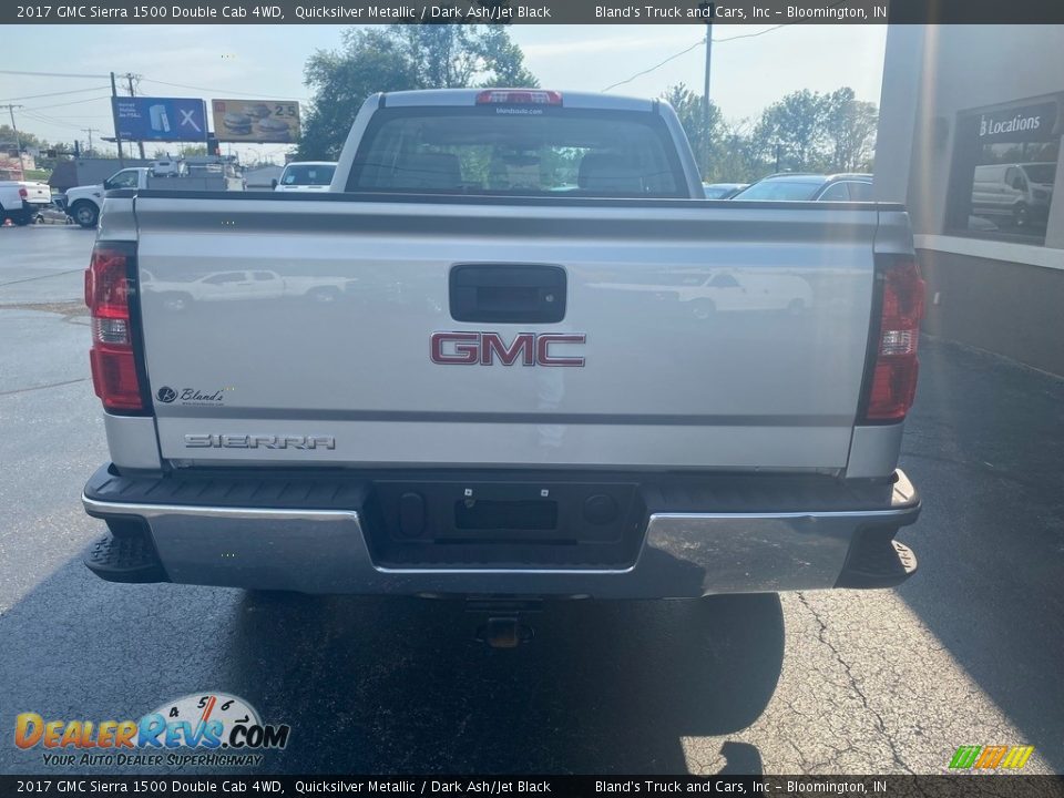 2017 GMC Sierra 1500 Double Cab 4WD Quicksilver Metallic / Dark Ash/Jet Black Photo #6