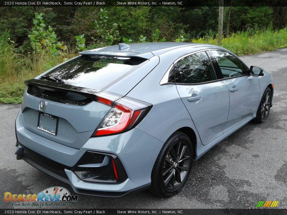 2020 Honda Civic EX Hatchback Sonic Gray Pearl / Black Photo #8