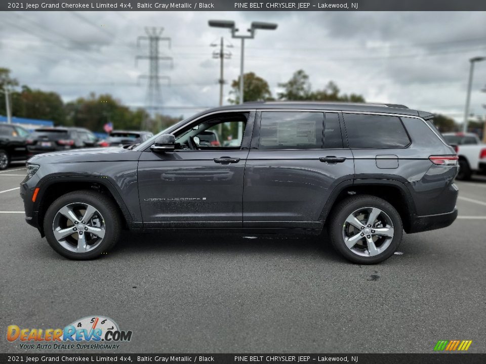 2021 Jeep Grand Cherokee L Limited 4x4 Baltic Gray Metallic / Black Photo #4