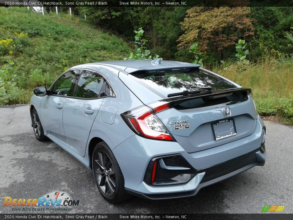 2020 Honda Civic EX Hatchback Sonic Gray Pearl / Black Photo #10