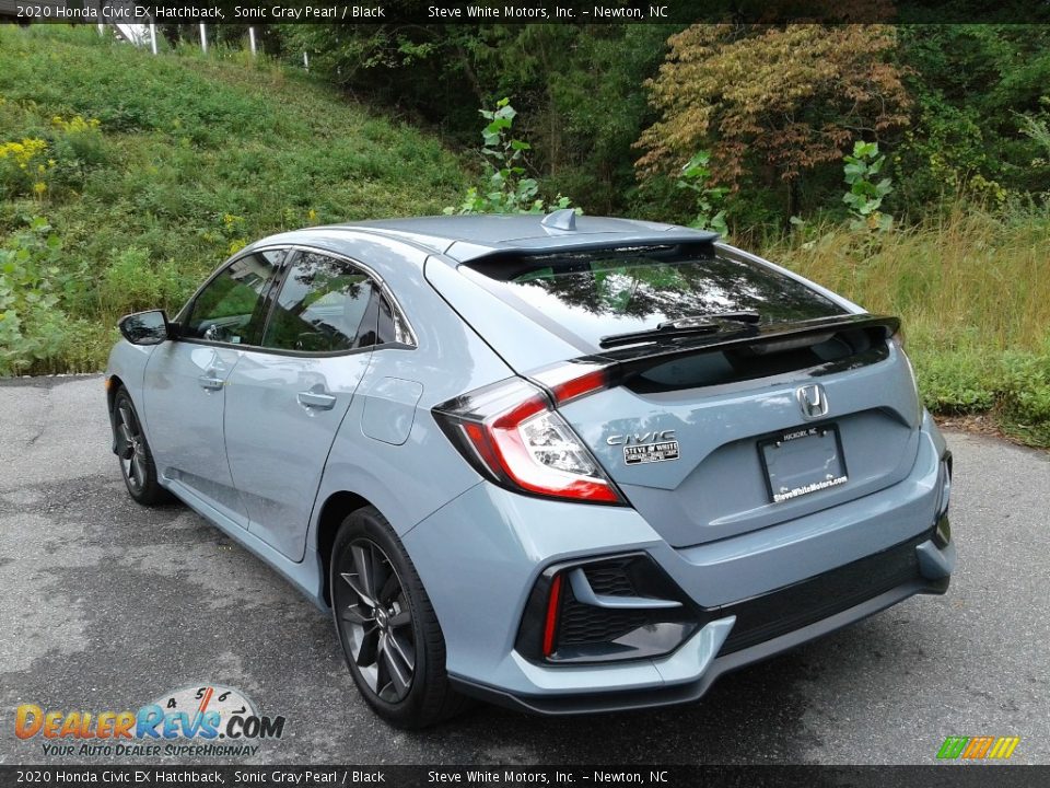 2020 Honda Civic EX Hatchback Sonic Gray Pearl / Black Photo #10