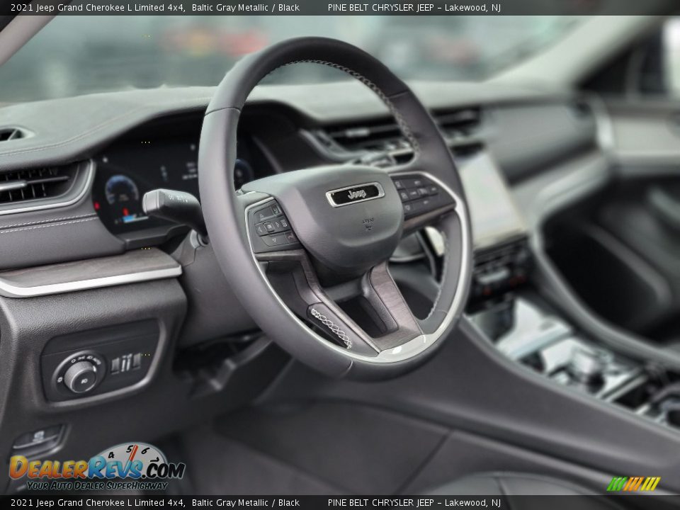 2021 Jeep Grand Cherokee L Limited 4x4 Baltic Gray Metallic / Black Photo #13