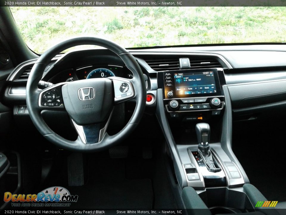 2020 Honda Civic EX Hatchback Sonic Gray Pearl / Black Photo #18