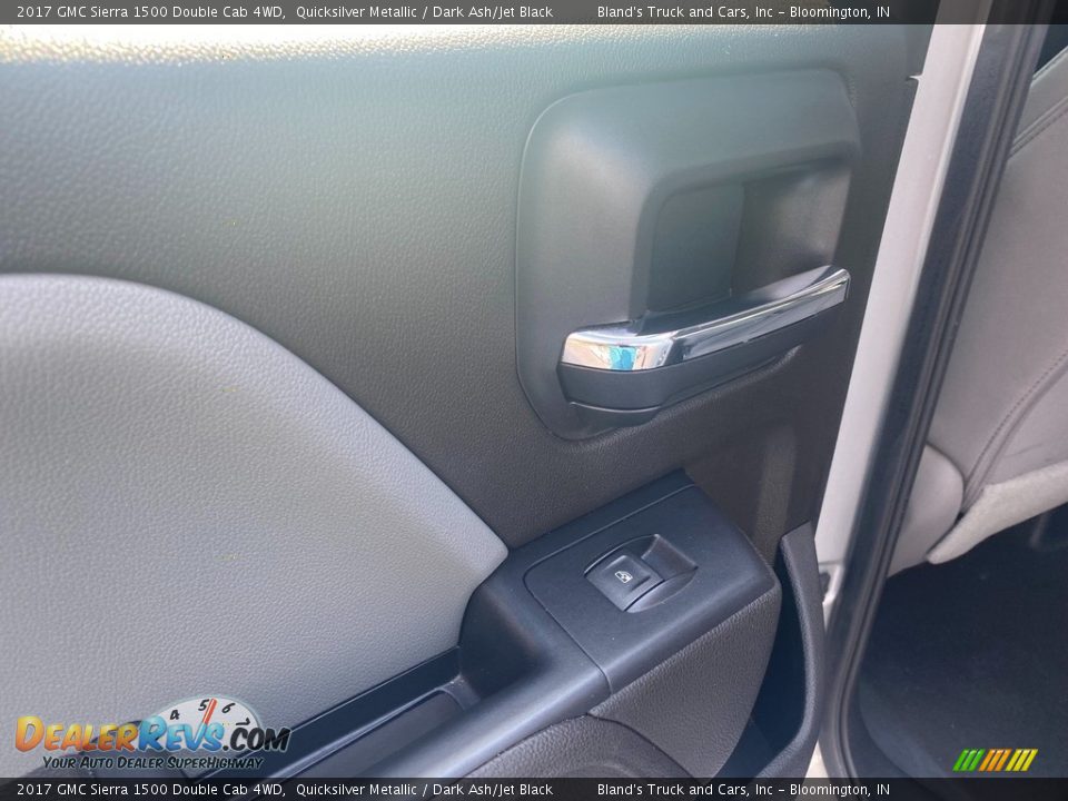 2017 GMC Sierra 1500 Double Cab 4WD Quicksilver Metallic / Dark Ash/Jet Black Photo #27