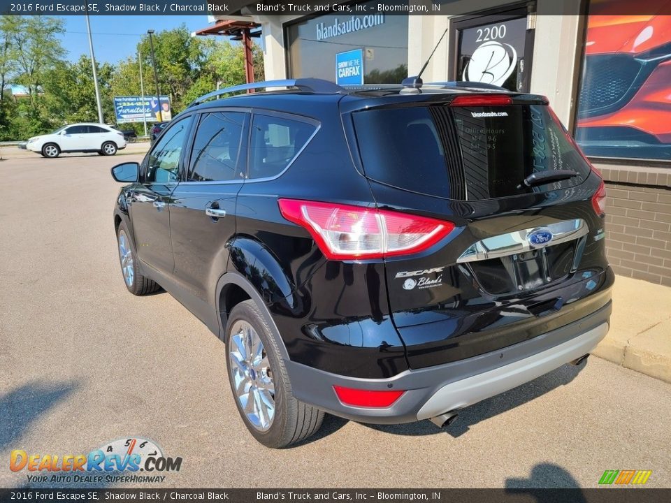 2016 Ford Escape SE Shadow Black / Charcoal Black Photo #6