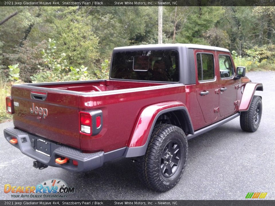 2021 Jeep Gladiator Mojave 4x4 Snazzberry Pearl / Black Photo #6