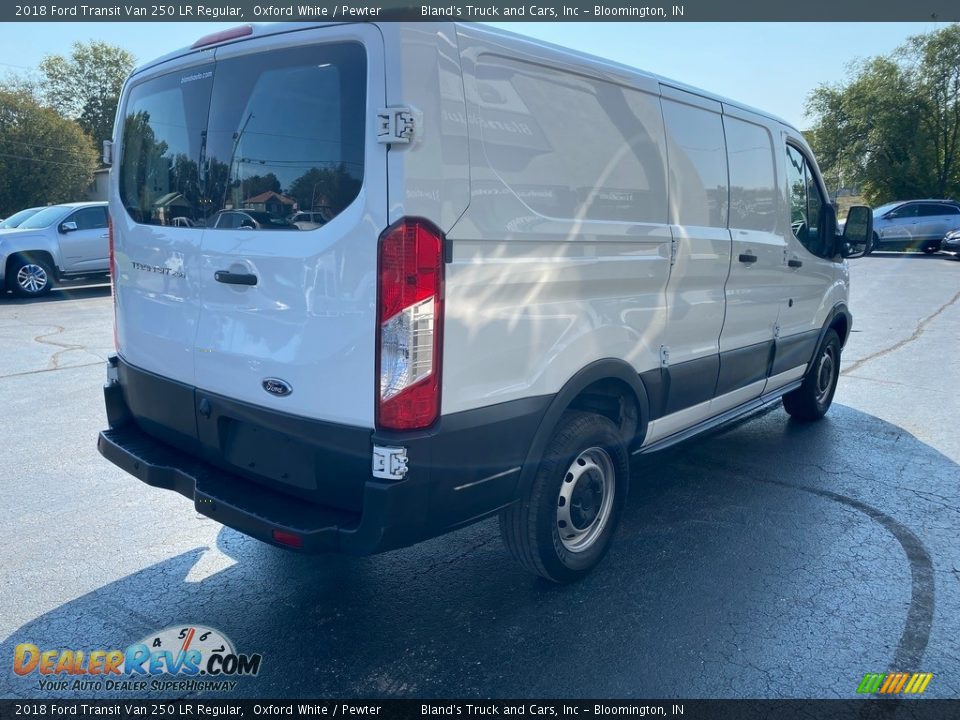 2018 Ford Transit Van 250 LR Regular Oxford White / Pewter Photo #5